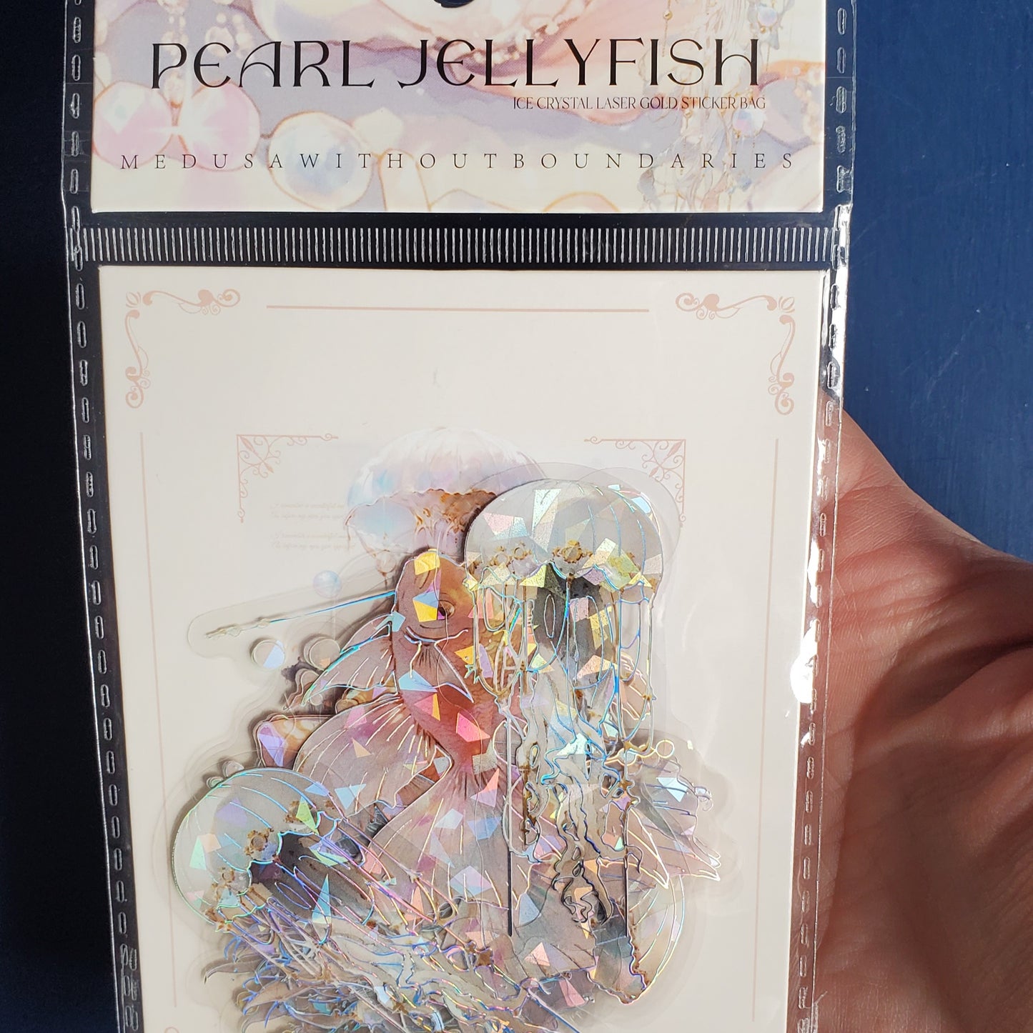 Holographic Jelly Fish Sticker Packs CHOOSE YOUR COLOR!