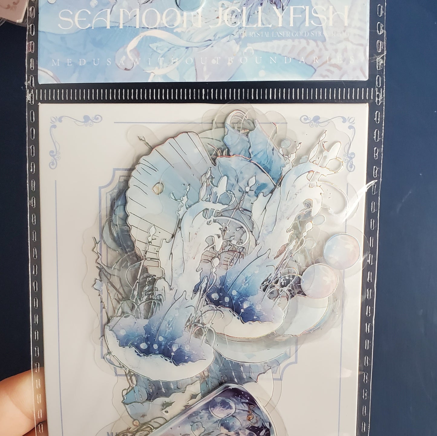 Holographic Jelly Fish Sticker Packs CHOOSE YOUR COLOR!