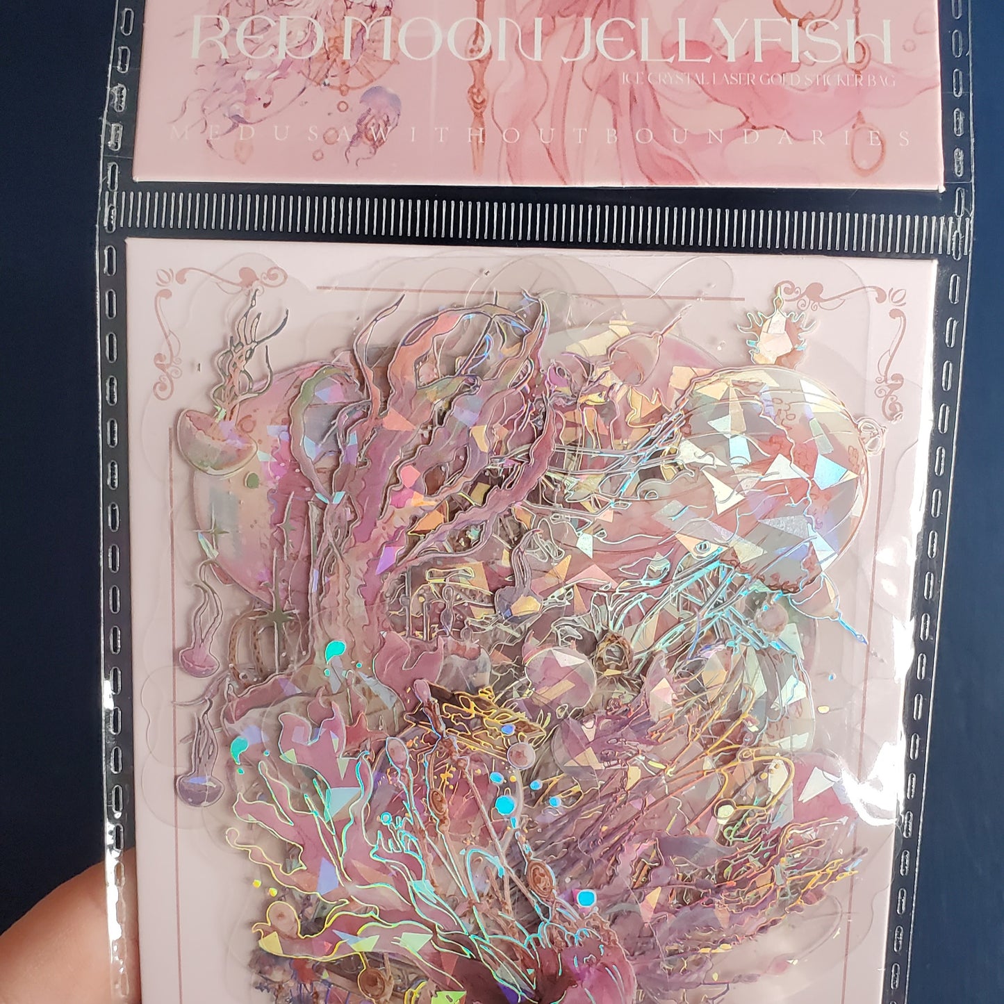 Holographic Jelly Fish Sticker Packs CHOOSE YOUR COLOR!