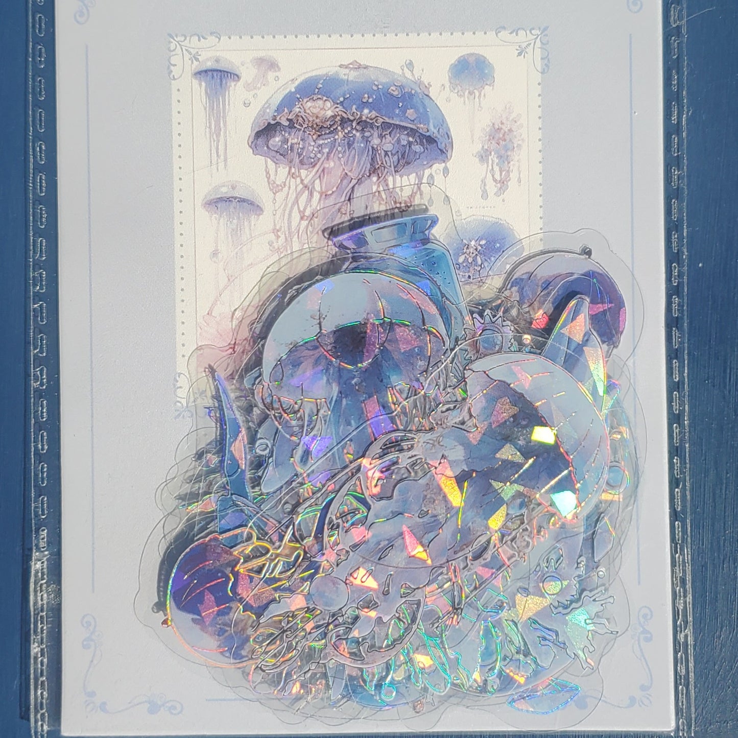 Holographic Jelly Fish Sticker Packs CHOOSE YOUR COLOR!