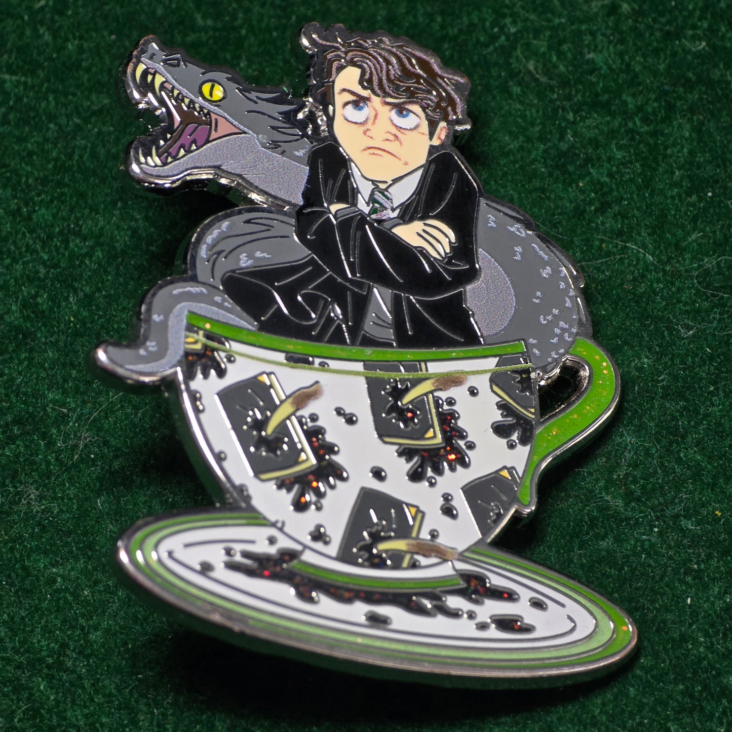 Young Villain Cup Pin LE Glitter & Optional Mini Pin