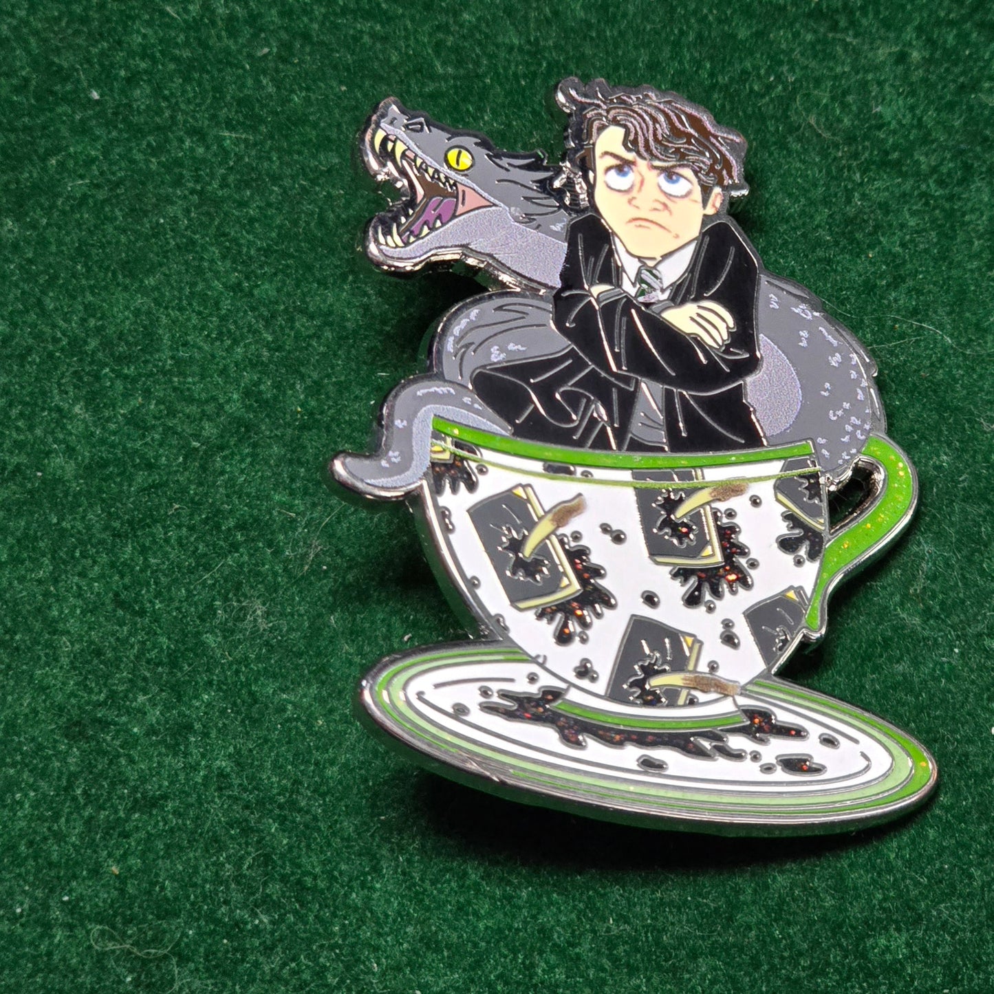 Young Villain Cup Pin LE Glitter & Optional Mini Pin