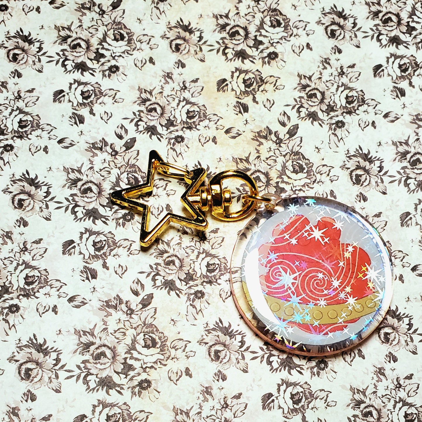 Memory Ball Starry Holo Keychain