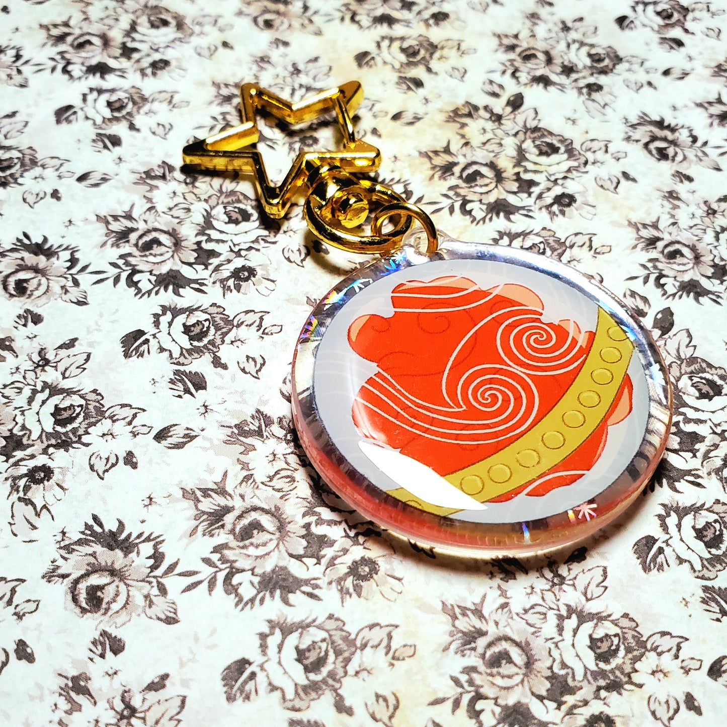 Memory Ball Starry Holo Keychain