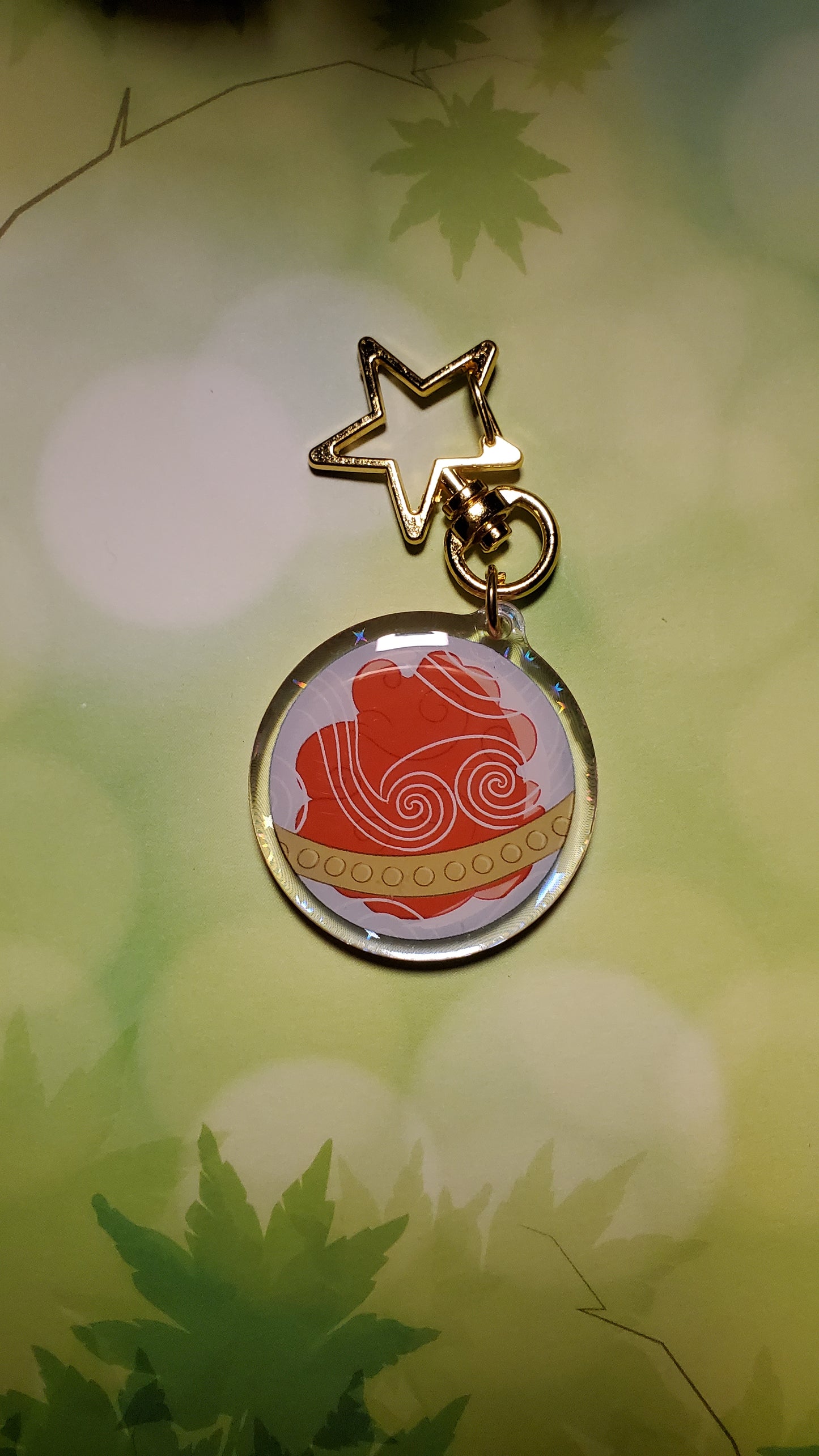 Memory Ball Starry Holo Keychain