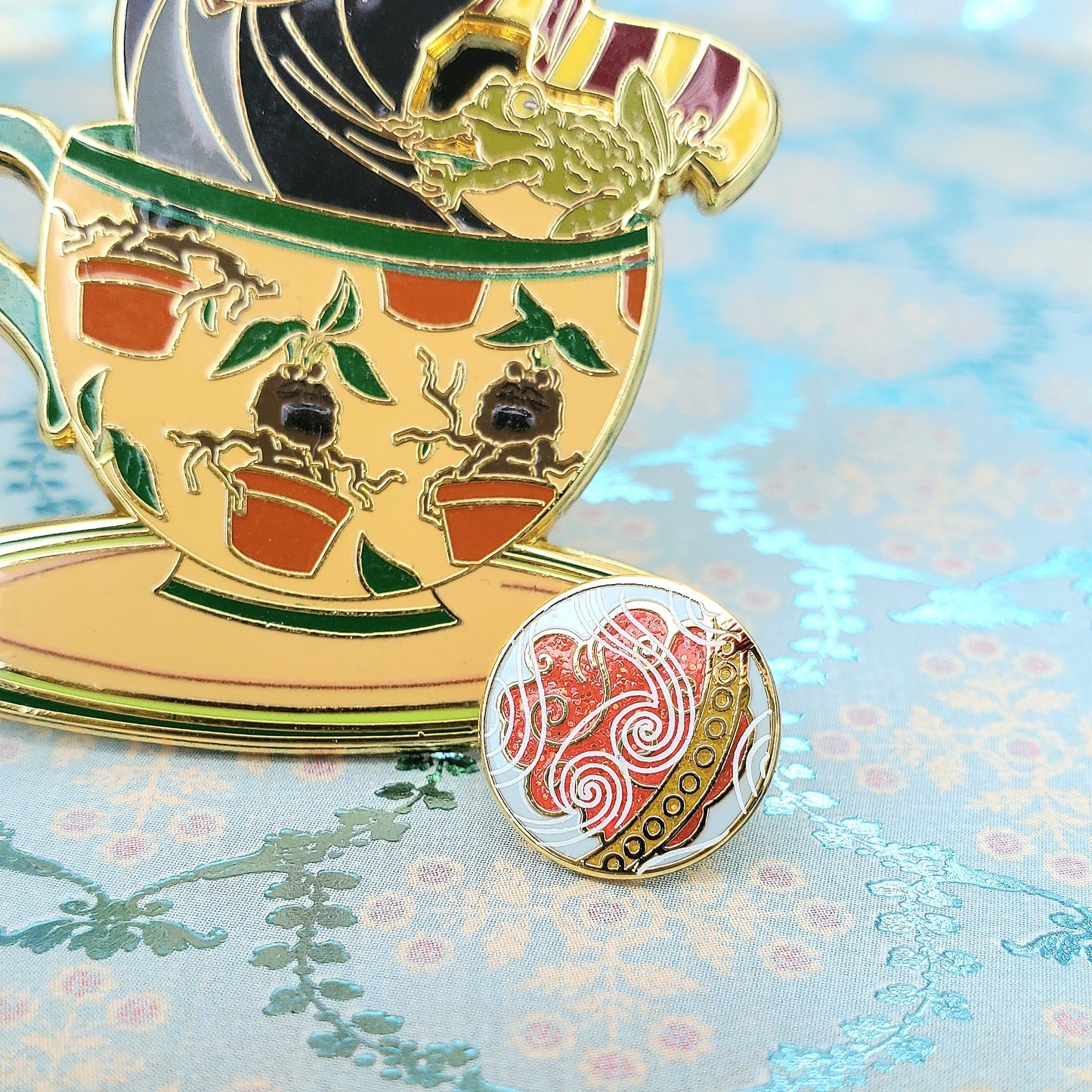 Frog Boy Cup Pin Optional Mini Set OE & LE