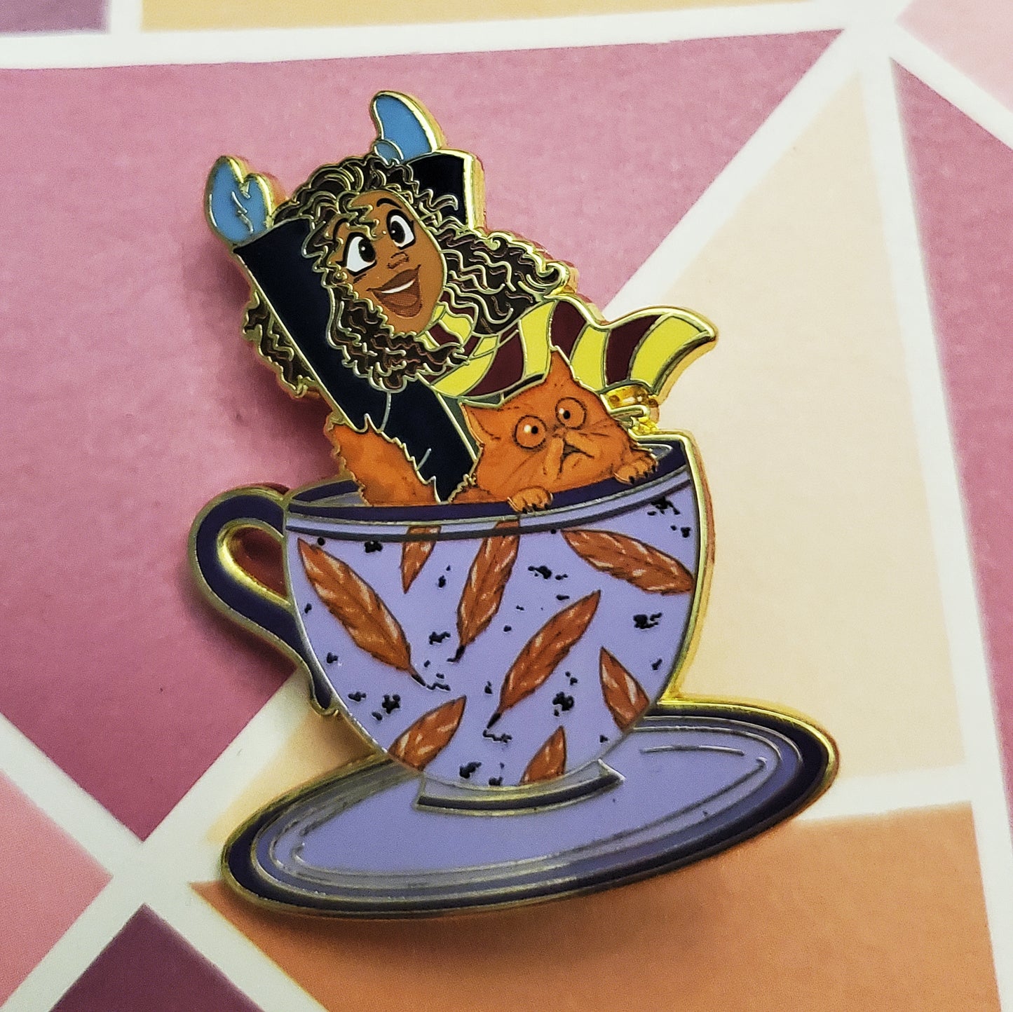Smart Girl Cup Pin OE