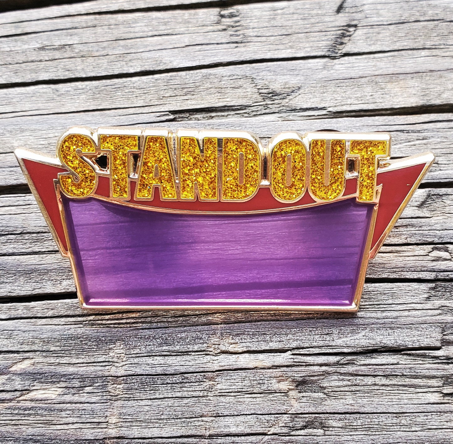 Powerline Stand Out Glitter Pin OE
