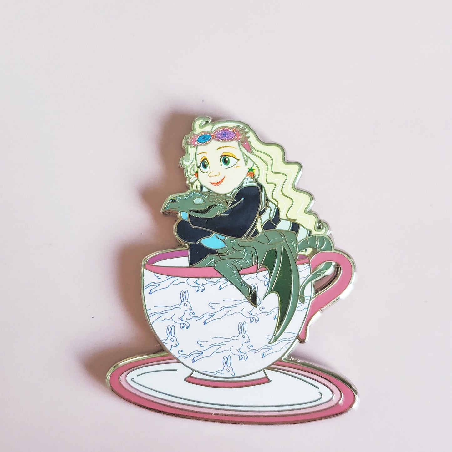 Weird Girl Cup Pin OE
