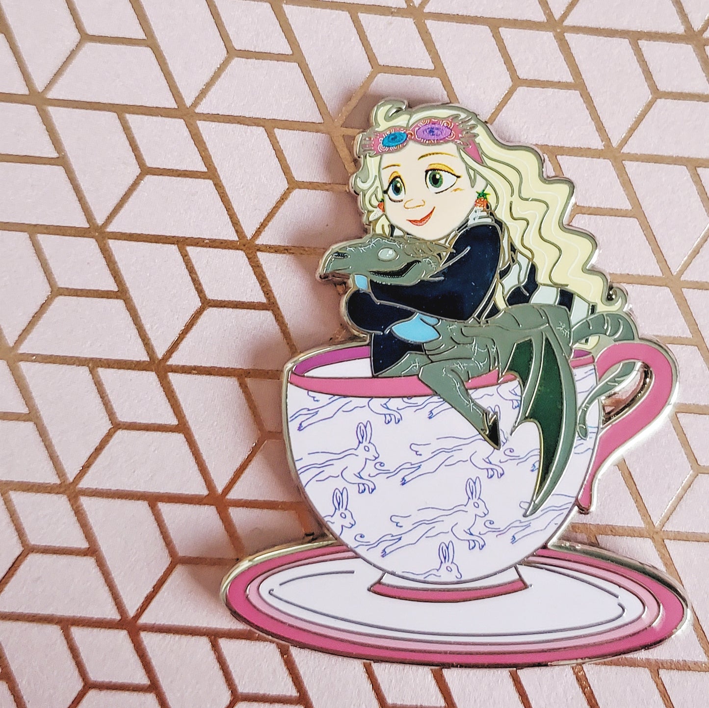 Weird Girl Cup Pin OE