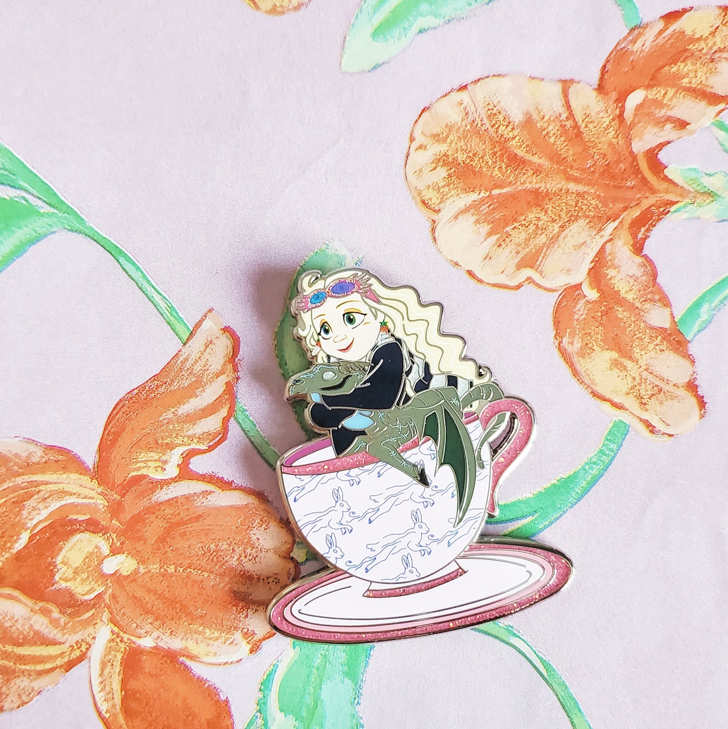 Weird Girl Cup Pin OE