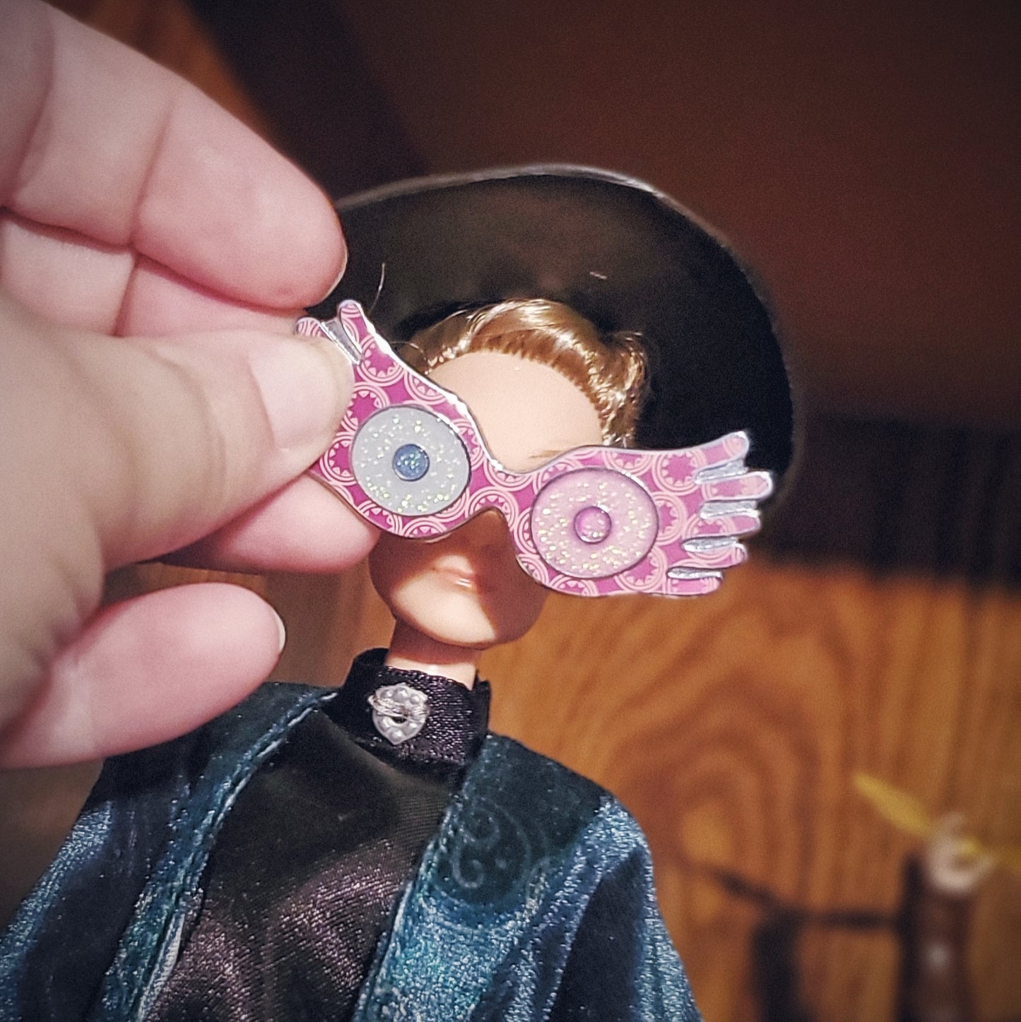 Weird Girl Magical Glasses Pin LE 50