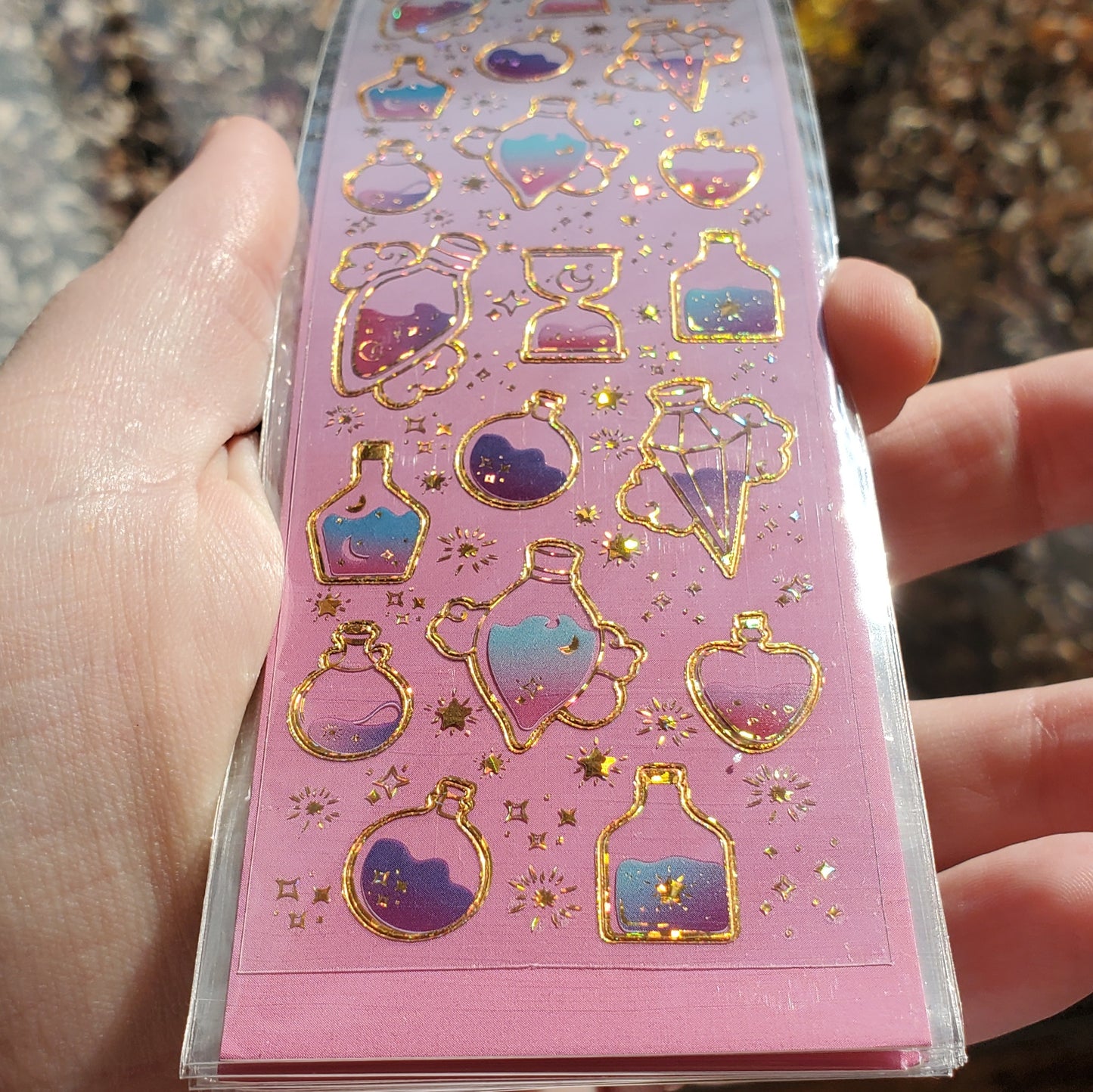 Gold Trim Potion Sticker Sheet