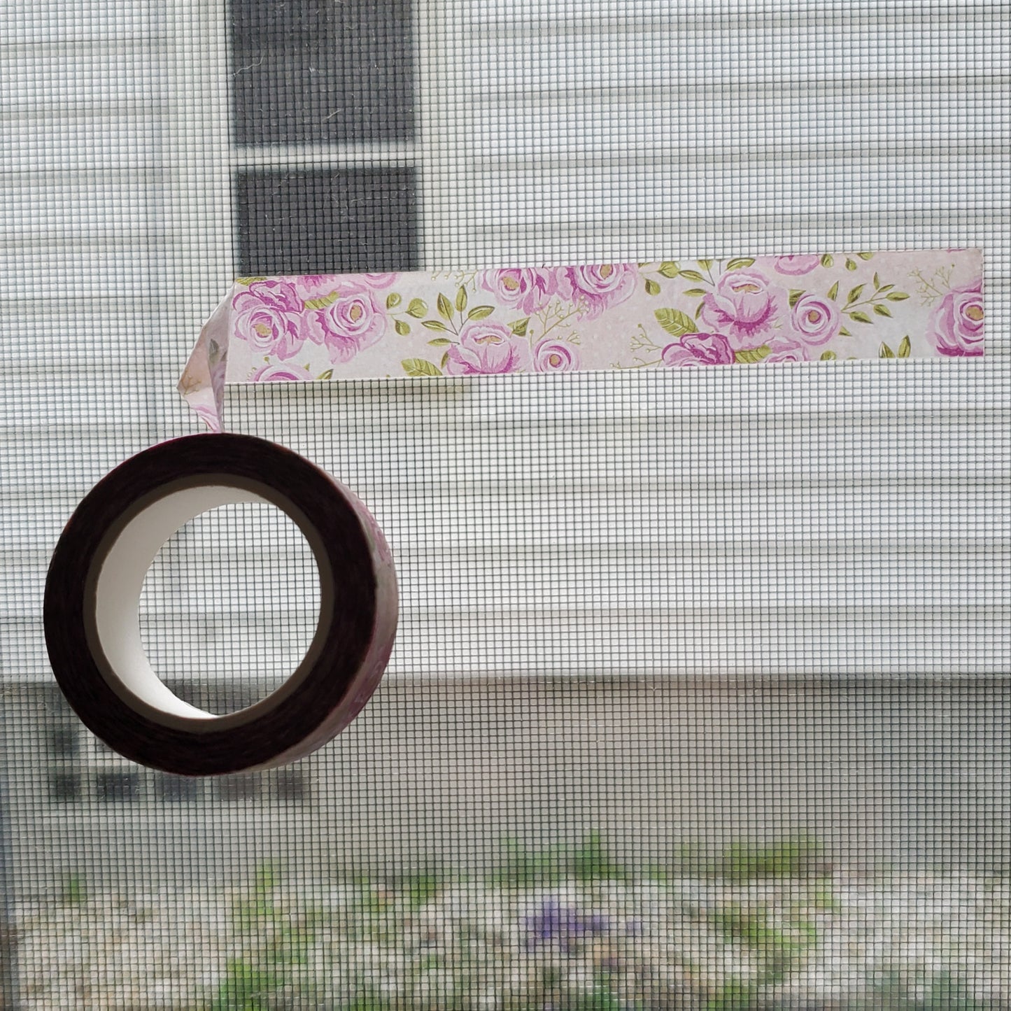 Pink Floral Washi Tape