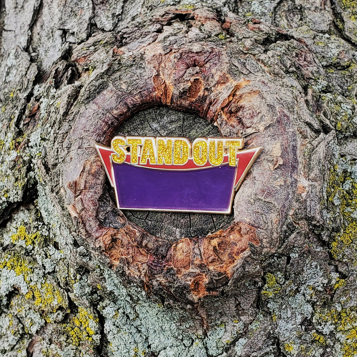 Powerline Pin Powerline Stand Out Glitter Pin OE – CinninAndPinnin