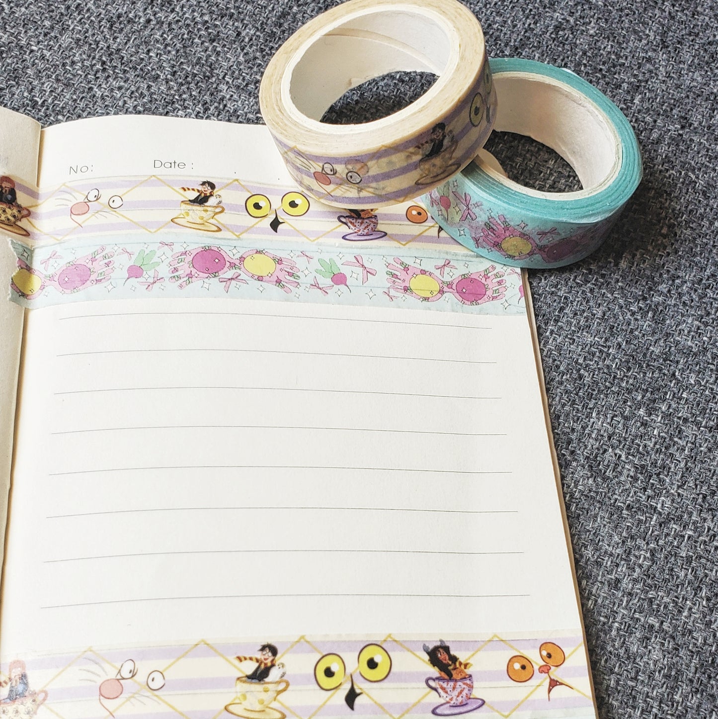 Weird Girl Glasses Kawaii Washi Tape